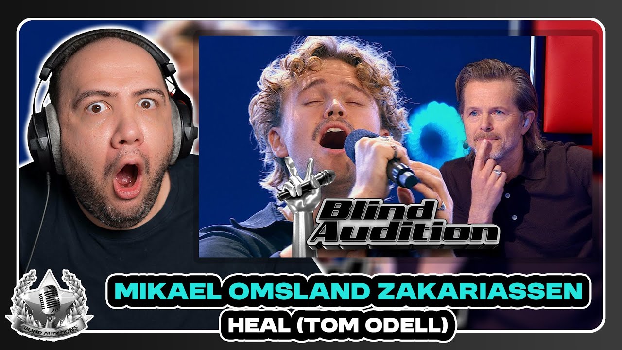 Mikael Omsland Zakariassen | Heal (Tom Odell) Blind Auditions The Voice Norway 2026 🇳🇴 PAUL REACTS