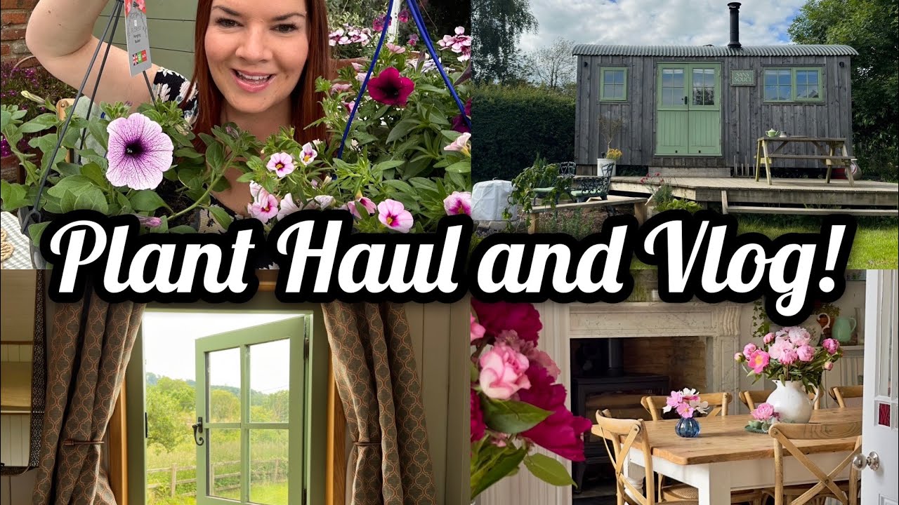 Garden Haul | Georgian Home | Shepherds Hut | Thrift Shopping Vlog | Come Thrifting | Kate McCabe