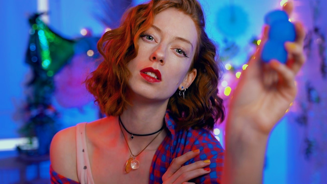 🌙 🍀 POWERFUL ASMR 🧊 ASMR Face Touching / Ear Blowing