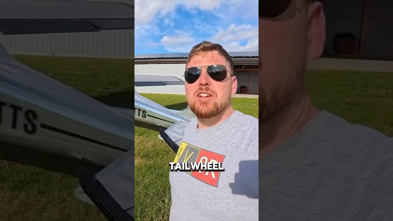 Why tailwheel aircrafts totally make sense #taildragger #pilottraining #aviator