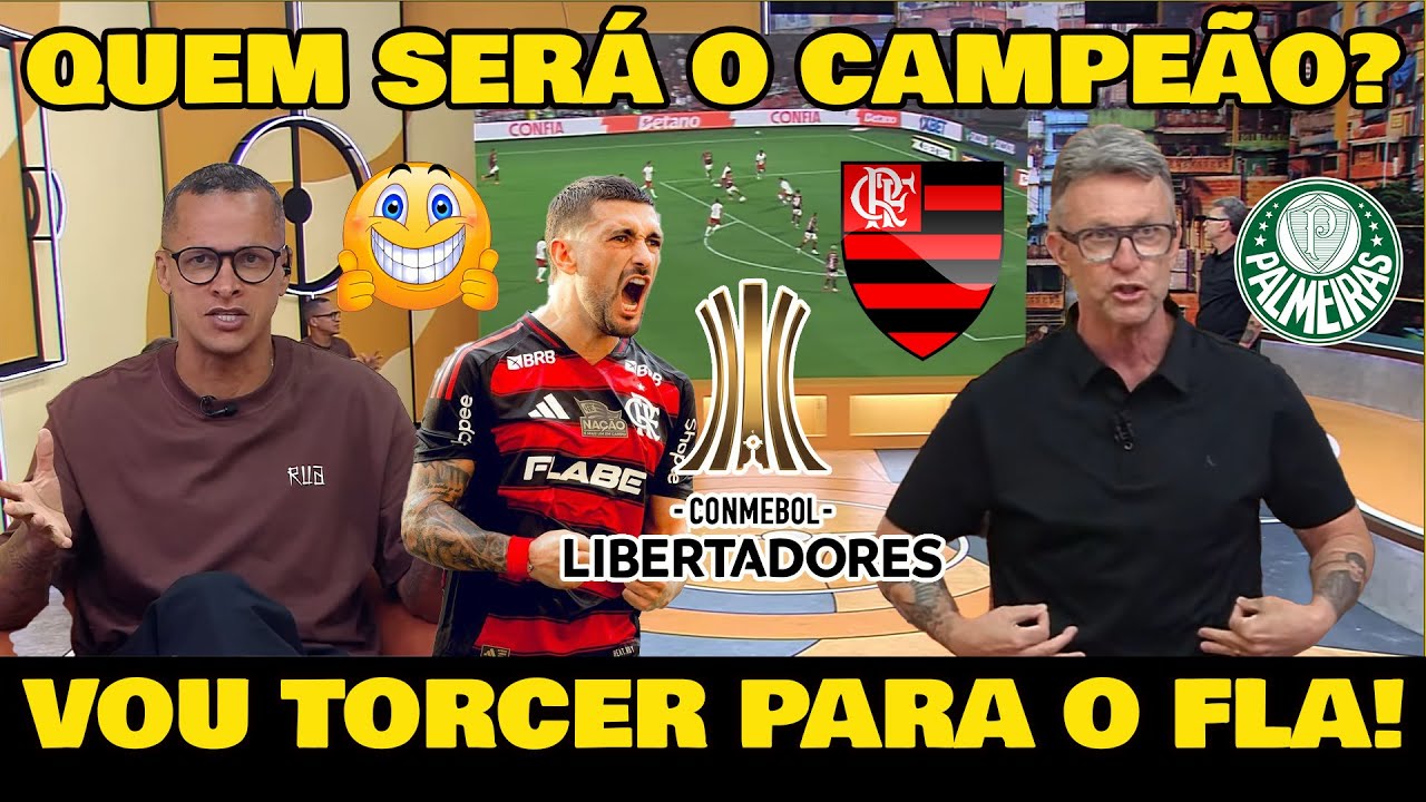 ATÉ O NETO SE RENDEU AO FLAMENGO! QUEM VAI GANHAR A LIBERTADORES FLAMENGO ou PALMEIRAS?