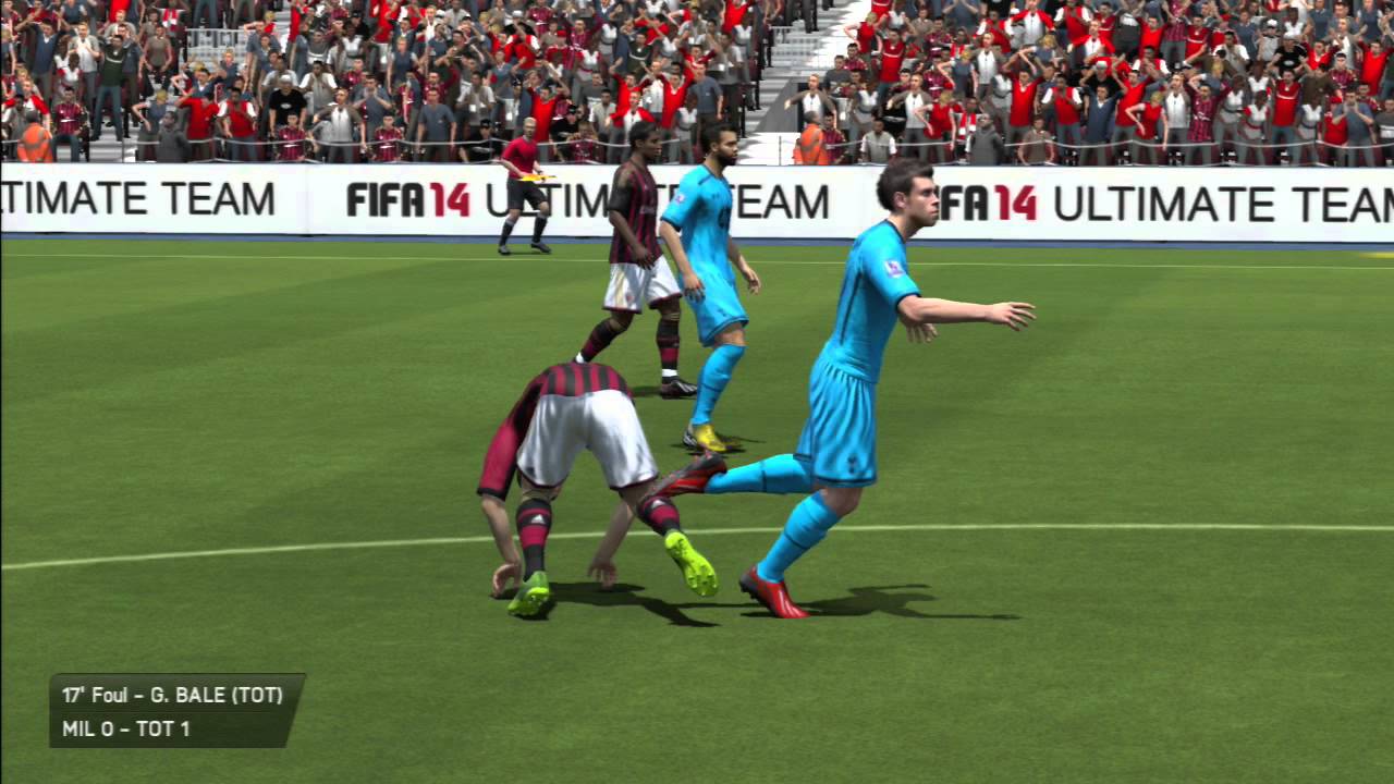 Raging on FIFA 14 Demo - AC Milan vs Tottenham Hotspur