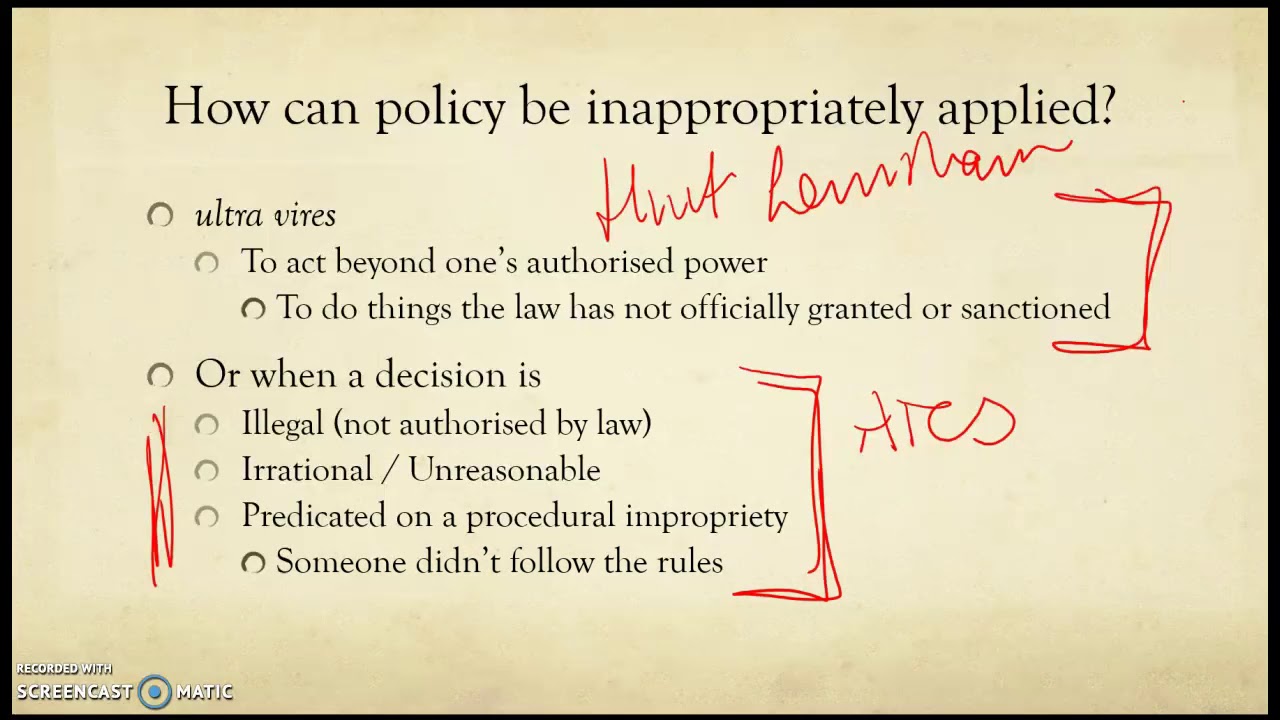 Judicial Review I