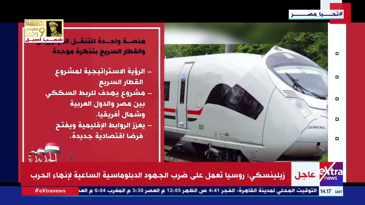 تحيا مصر الجديدة| القطار السريع.. إنجاز ضخم من حلوان للإسكندرية في ساعة واحدة فقط