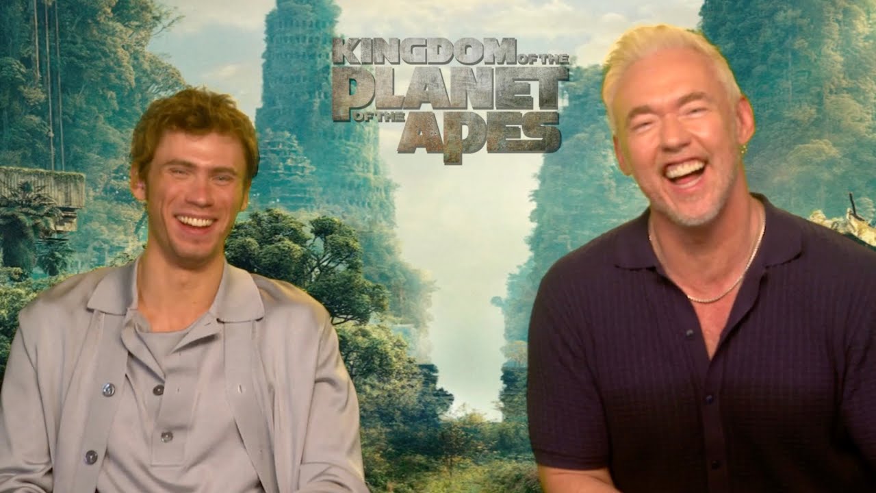 Owen Teague (Noah) and Kevin Durand (Proximus) Talk KINGDOM OF THE PLANET OF THE APES | Interview