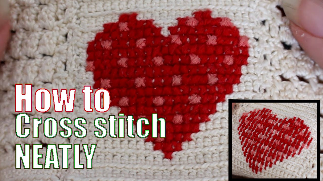 How to cross stitch uniformly/neatly on both sides of the cloth | Threads & Crafts