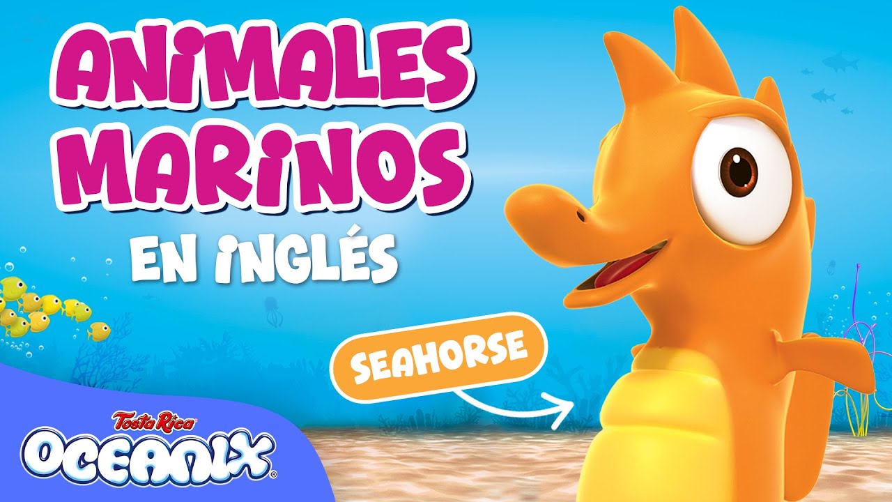 ANIMALES MARINOS con Oceanix 🐳 | INGLÉS PARA NIÑOS