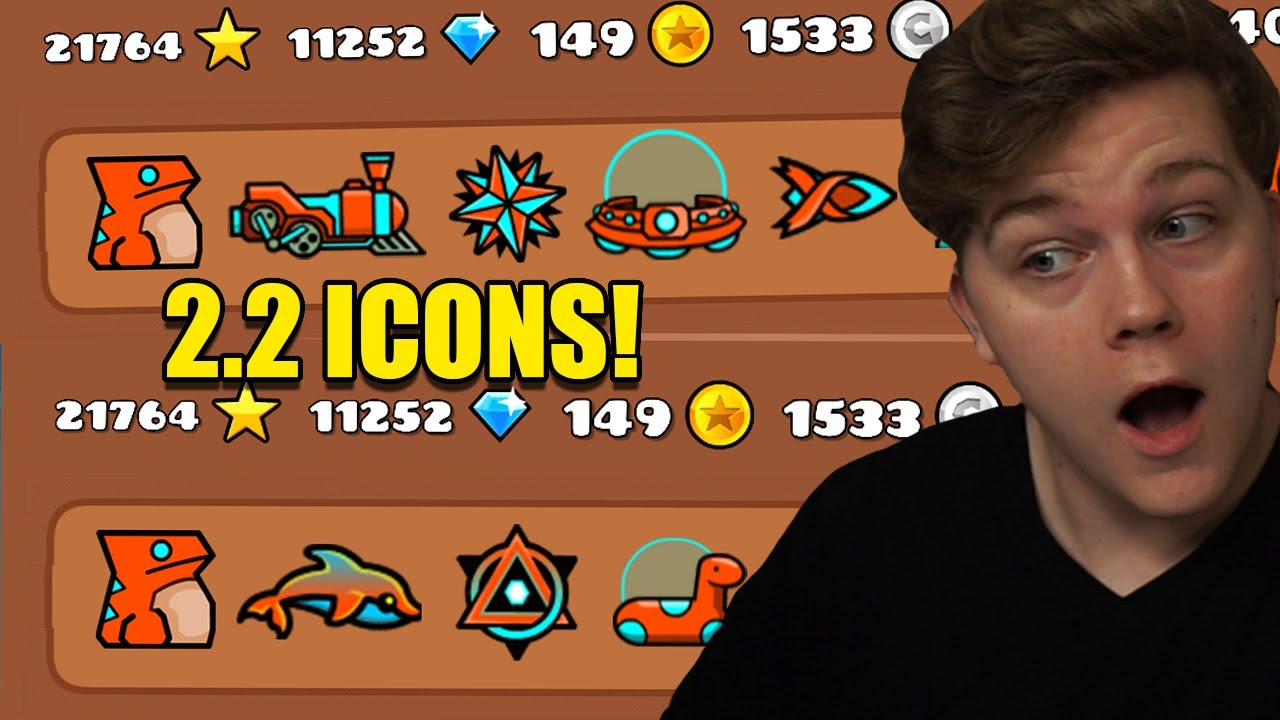 СОЗДАЕМ ЛУЧШИЙ НАБОР ИКОНОК 2.2!! // Geometry Dash 2.2