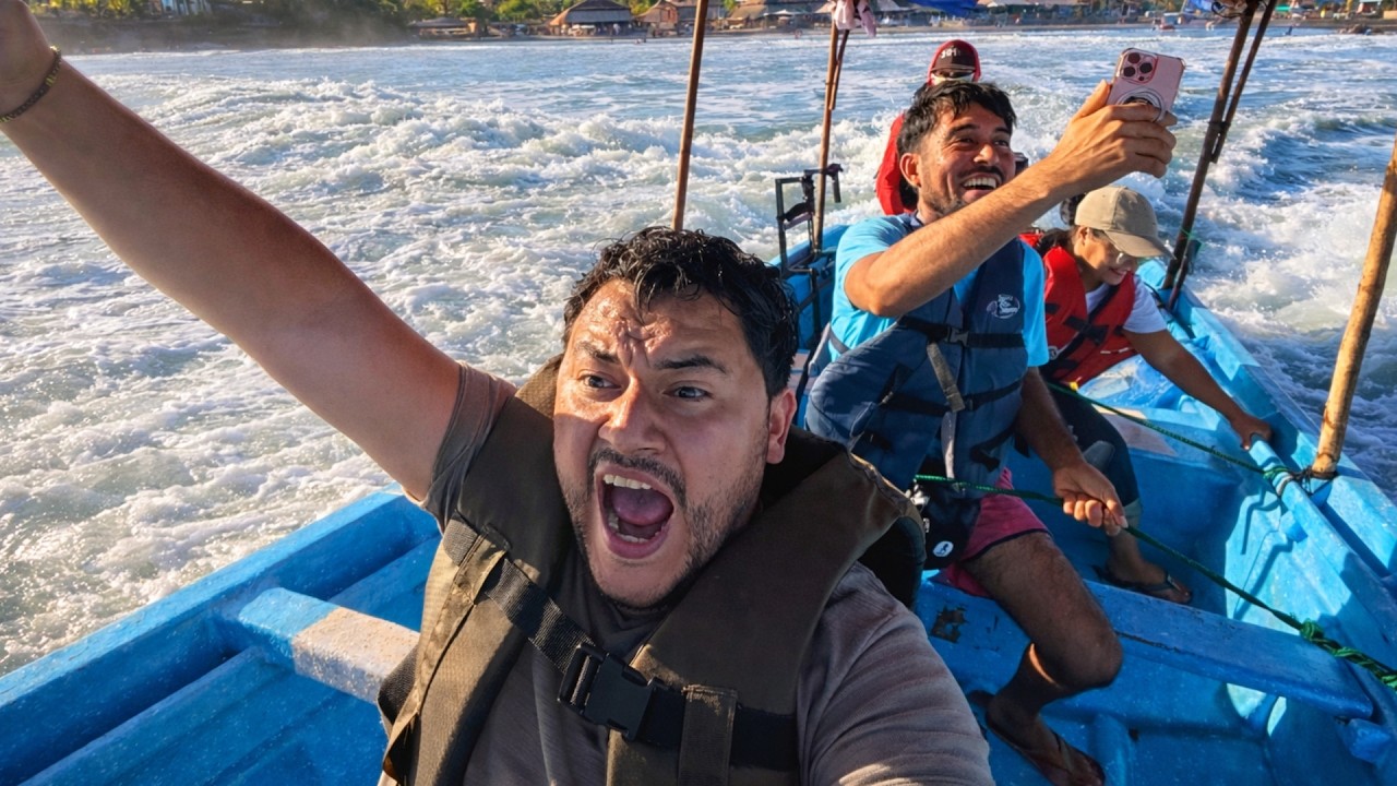 NOS METIMOS A ALTA MAR en EL SALVADOR | Playa El Cuco 