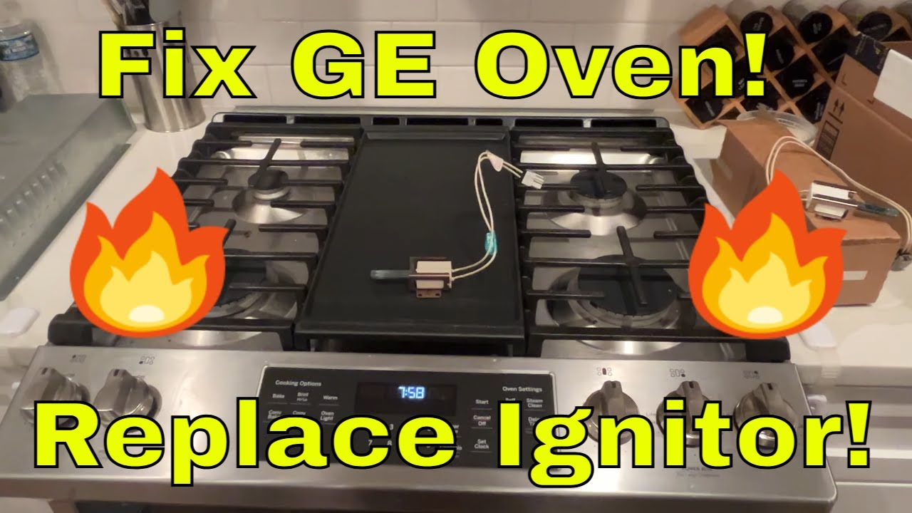 How to Fix GE Oven Broken Gas Oven Ignitor! How to Fix Oven Turns On But Does Not Heat Up!