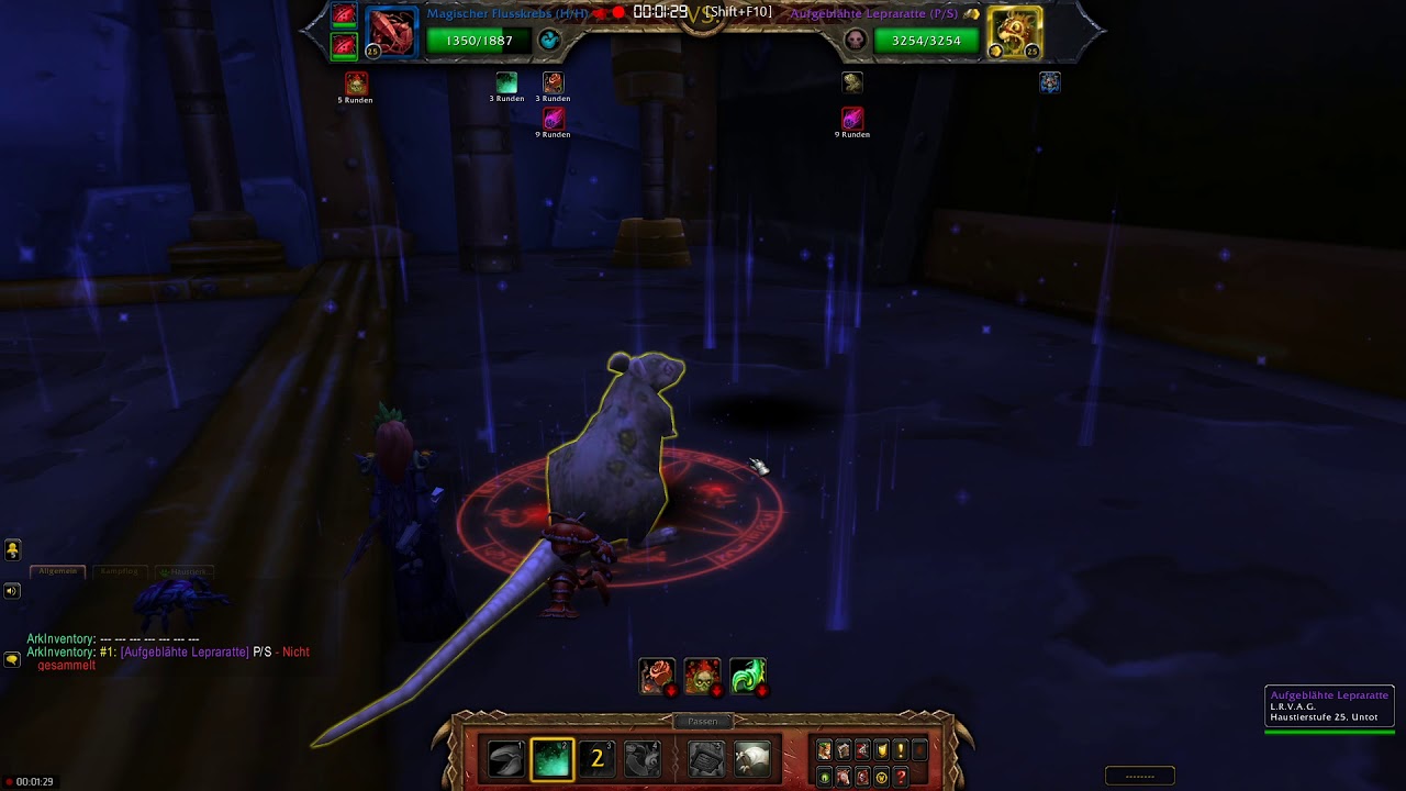 WoW   World of Warcraft   Aufgeblähte Lepraratte   Gnomeregan