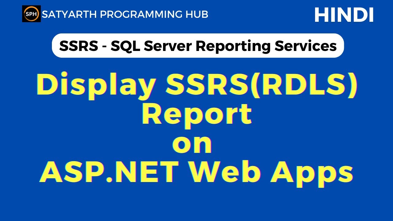 SSRS RDLC Report in ASP.NET Web Forms: Display SQL Server Reports on Web Apps Step-by-Step 🚀