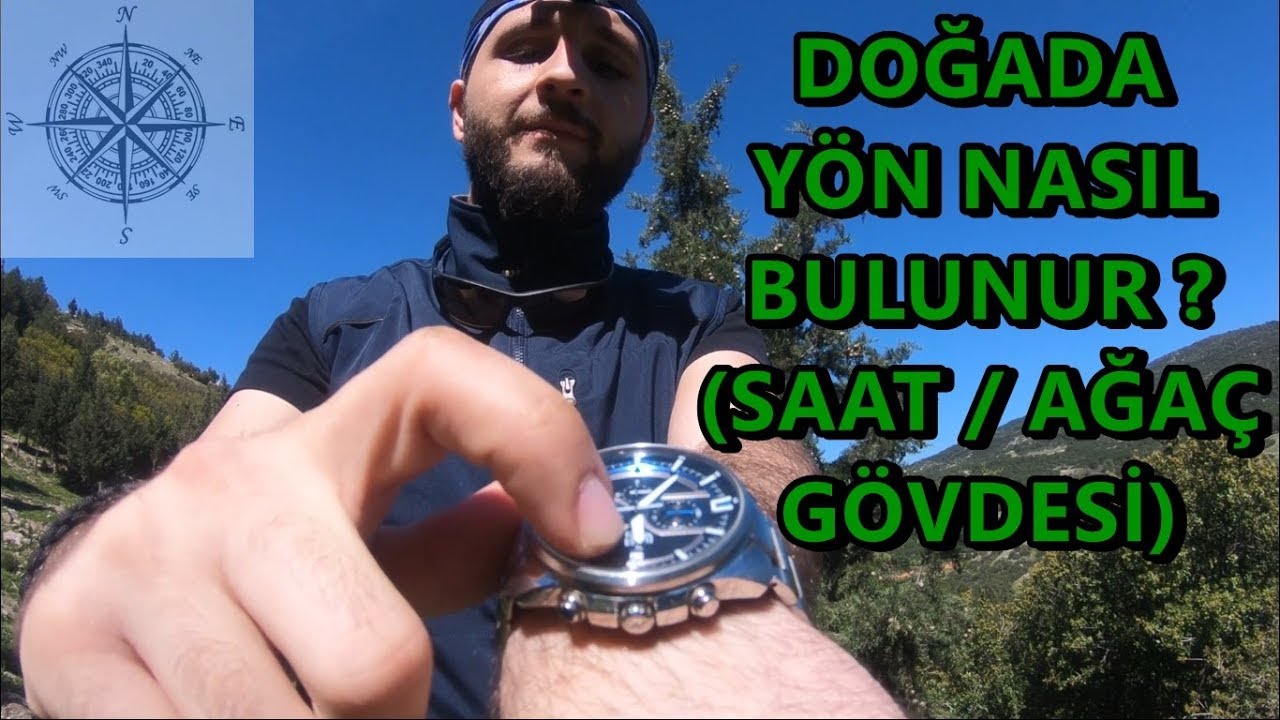 Doğada Yön Nasıl Bulunur ? (Saat / Ağaç Gövdesi)