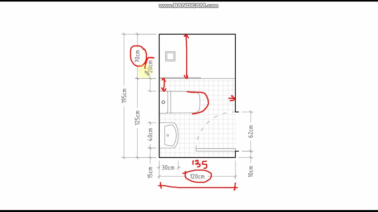 Dimensiones mínimas para un baño completo