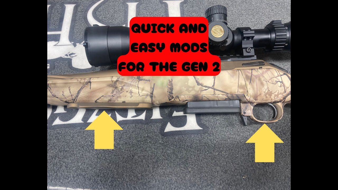 QUICK AND EASY MODS FOR THE RUGER AMERICAN GEN 2