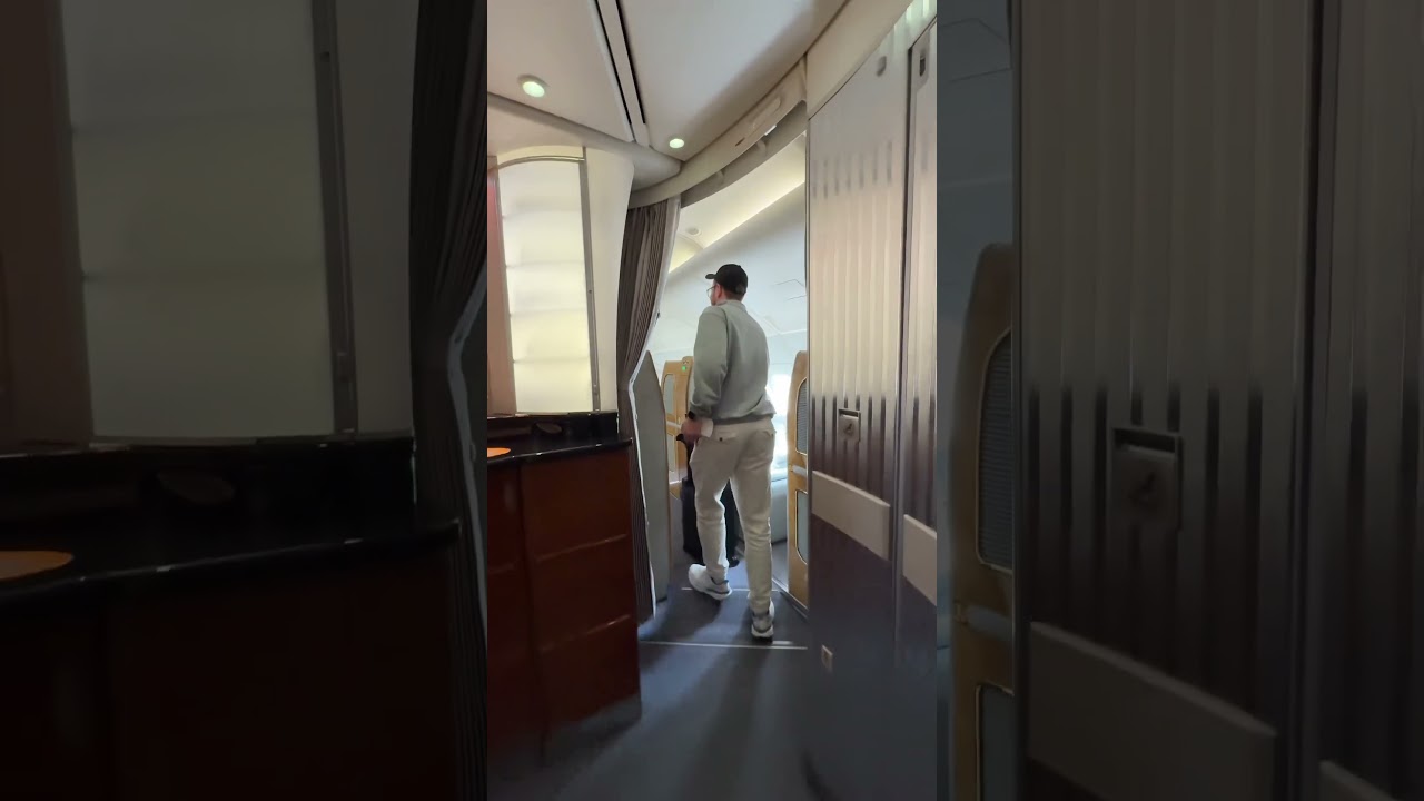 Boarding Emirates A380 First Class😱