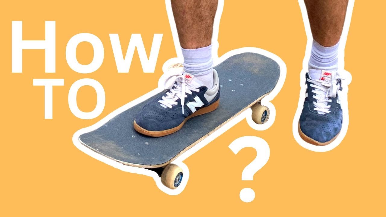 First Time Standing on a Skateboard?