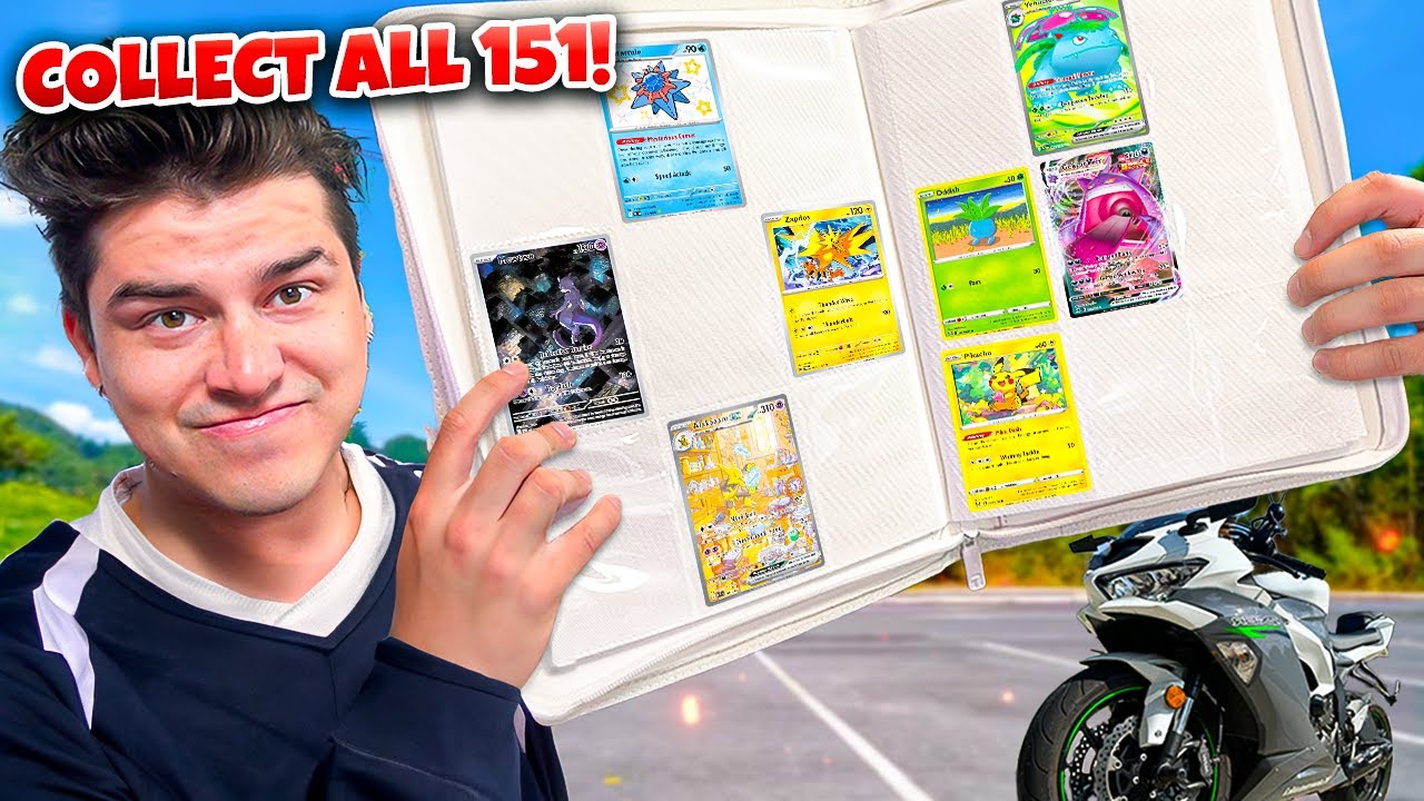 Заполните папку 151 Pokédex В РЕАЛЬНОЙ ЖИЗНИ (испытание карточек покемонов 1-го поколения)