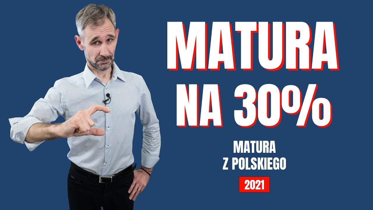 Jak zdać maturę z polskiego na 30%? - Formuła 2015