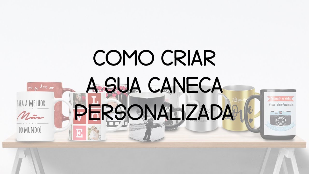 Como criar uma caneca personalizada no nosso editor