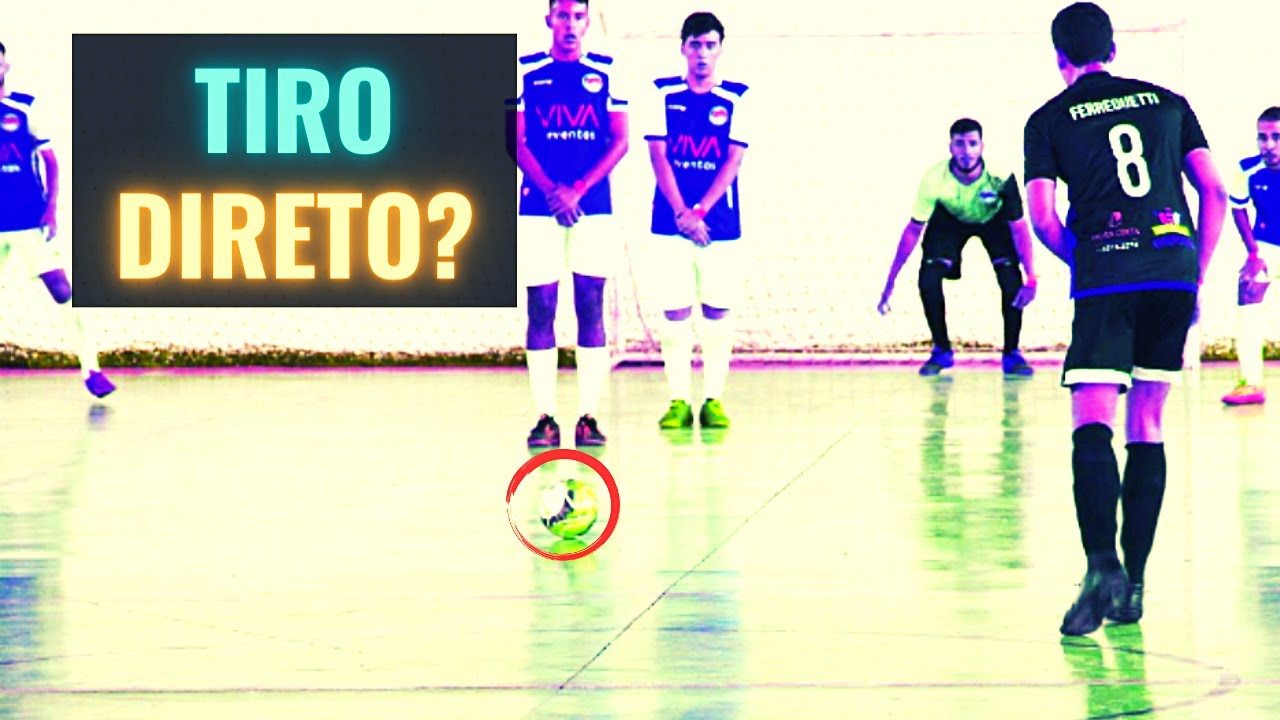 Cobrança de Tiro Livre Direto no Futsal