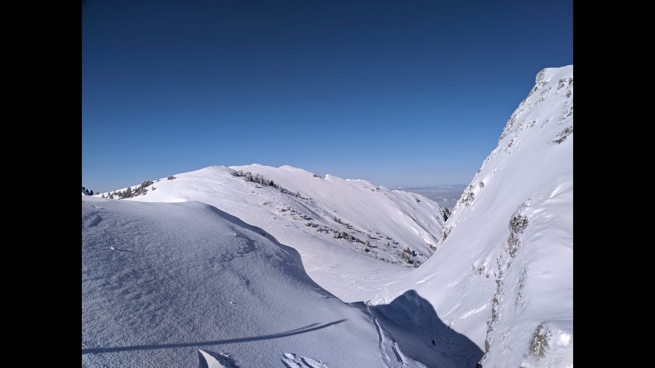 COL du MAUVERNAY et PETIT SOM. Ski de Rando.