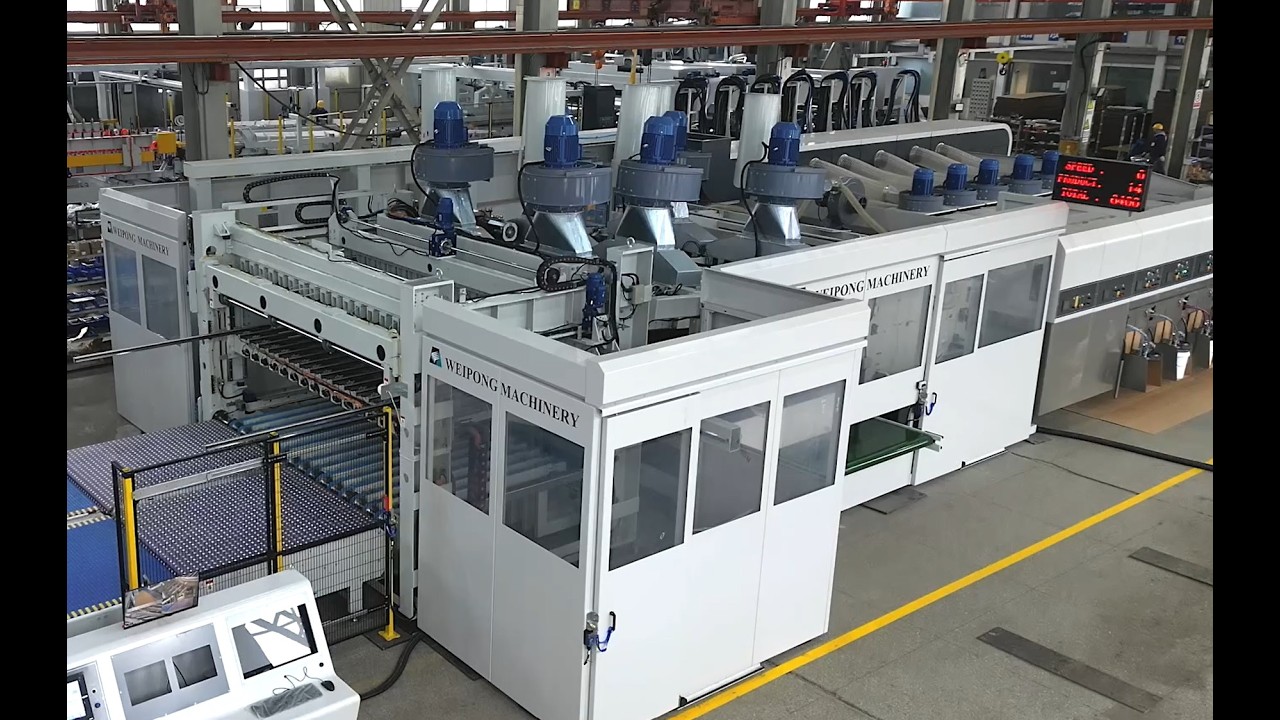 WEIPONG Rotary Die Cutter/Yeni Sistem Vakumlu Ayıklama İstifleme Ünitesi / 1600 x 2400 / 2800 / 3200
