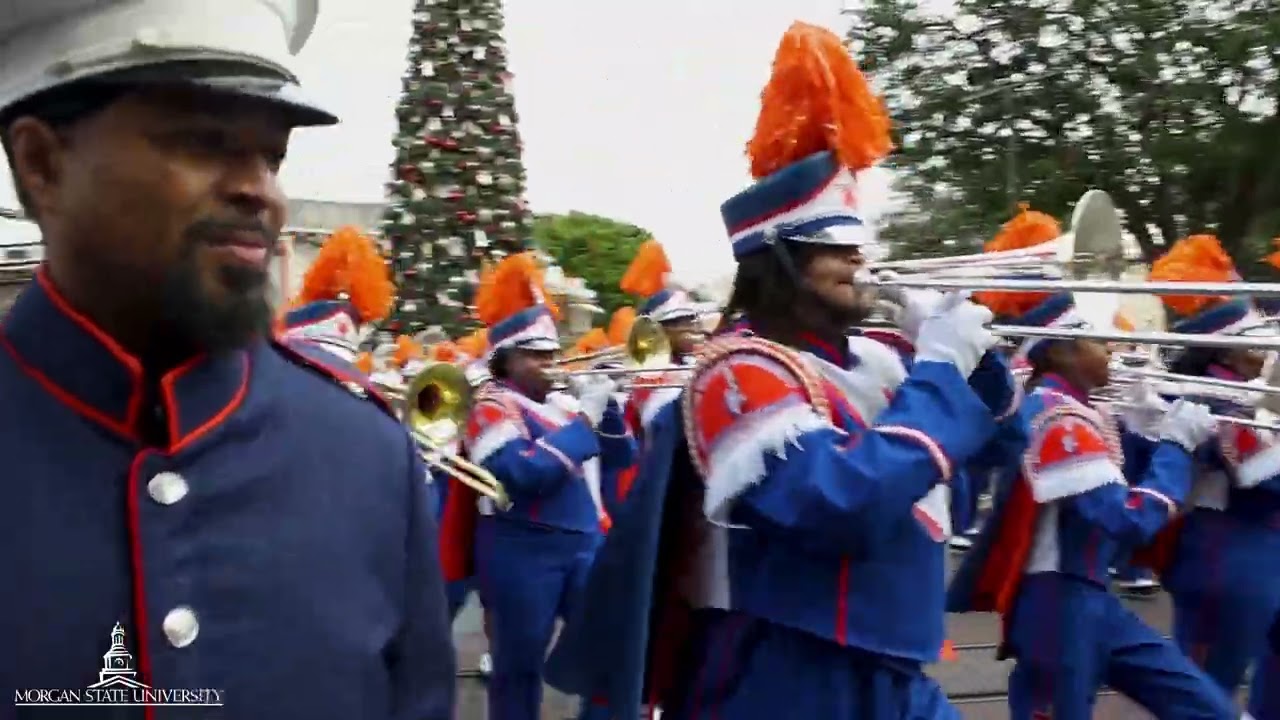 Morgan State's Magnificent Marching Machine Performs At Disneyland