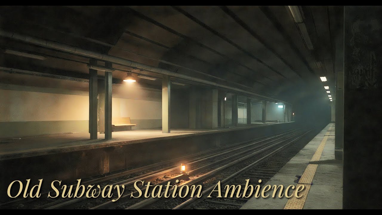 Old Subway Station | Dark Ambient Sounds for Focus, Sleep & Deep Work (2 Hours)