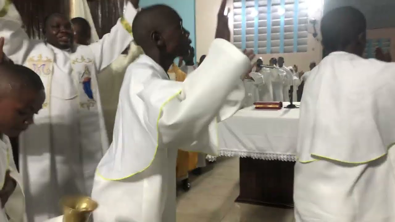 Gloria in the Holy Mass  - Easter Vigil in Kinshasa Congo - April 20 2025
