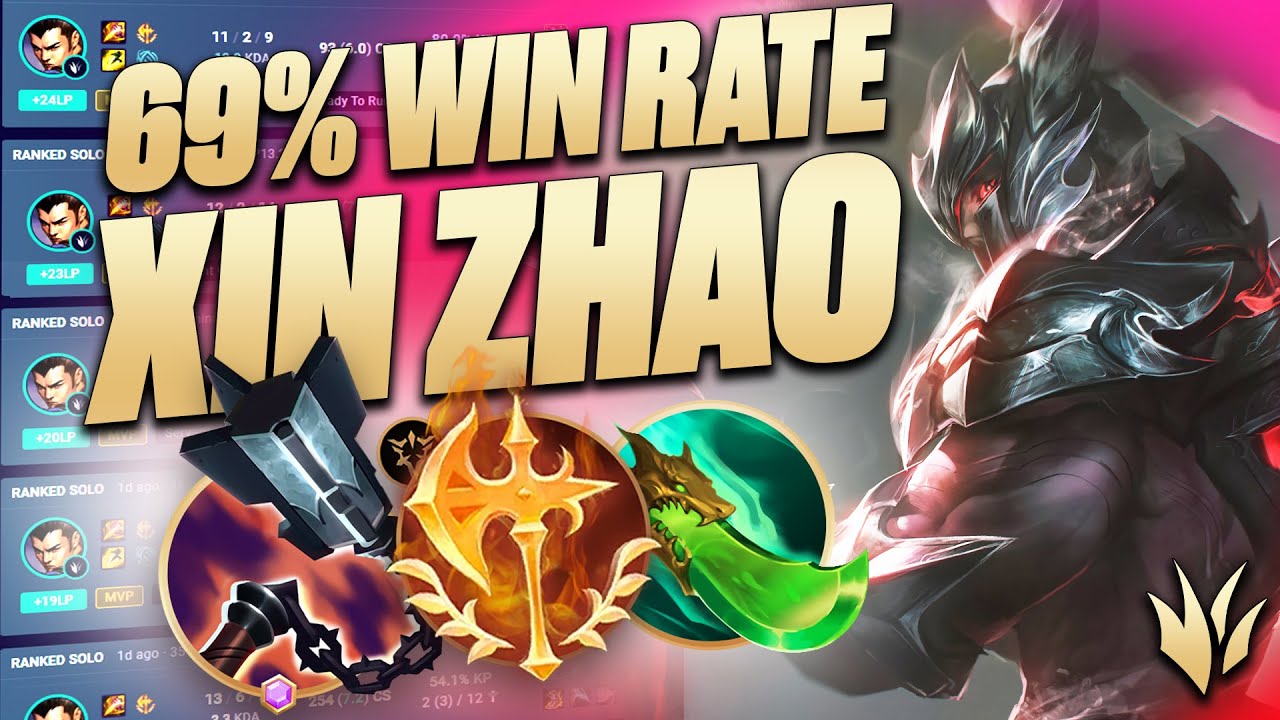 Why This Challenger Jungler Has A 69% Win Rate On XIN ZHAO JUNGLE! 🩸(How To PLAY & BUILD Xin Jungle)
