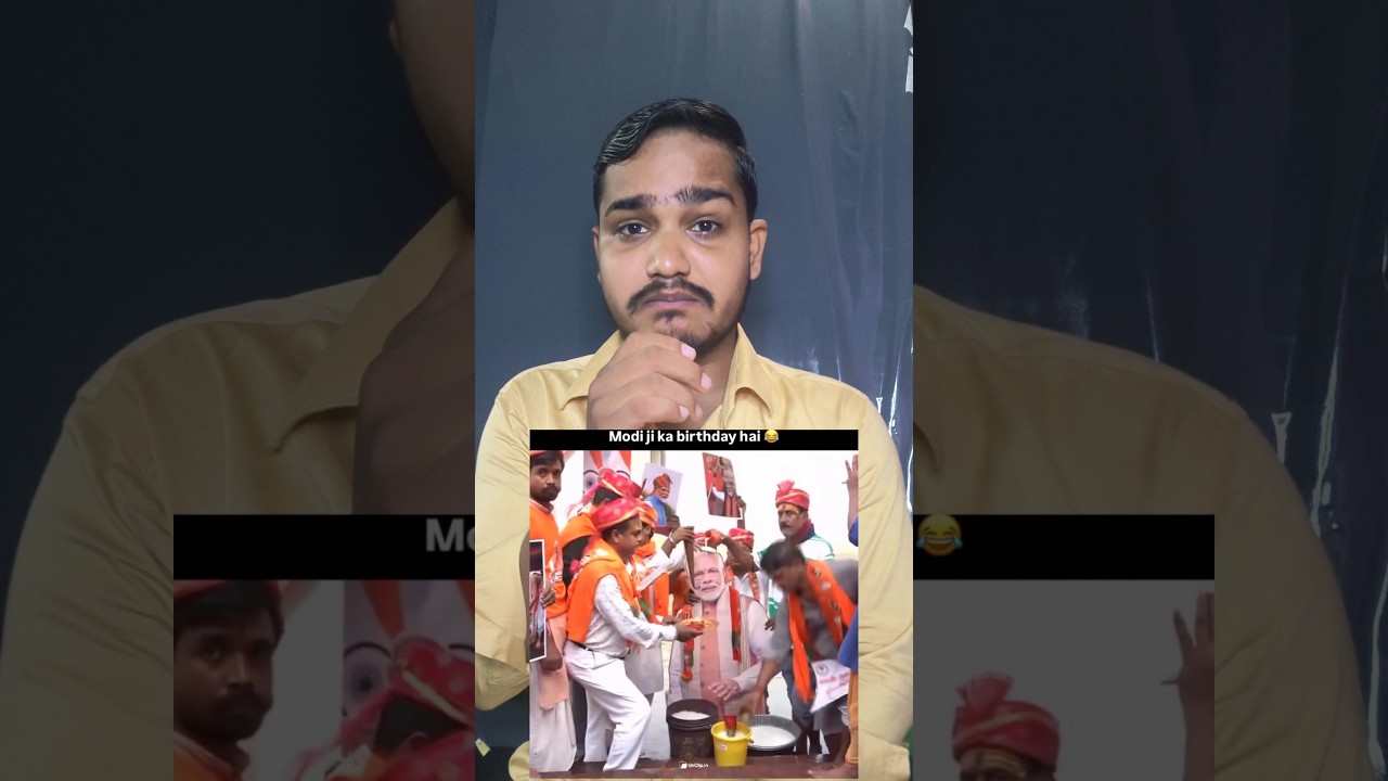 Modi Birthday vs Andhbhakti 😡 #narendramodi #shortsfeed