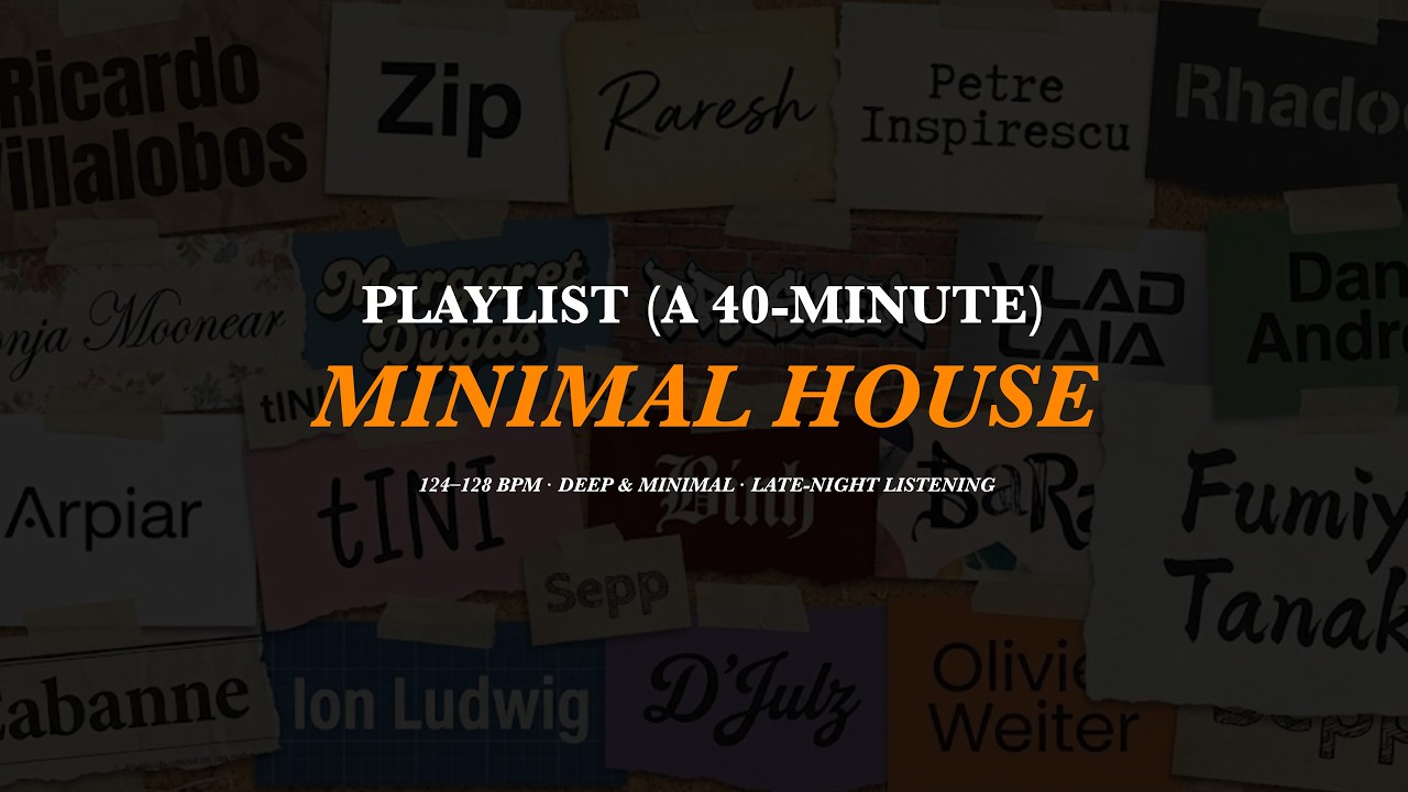 ➡️ Minimal House Groove Playlist : 2026 Minimal House |  묵직하고 반복적인 리듬에 집중하는 사운드