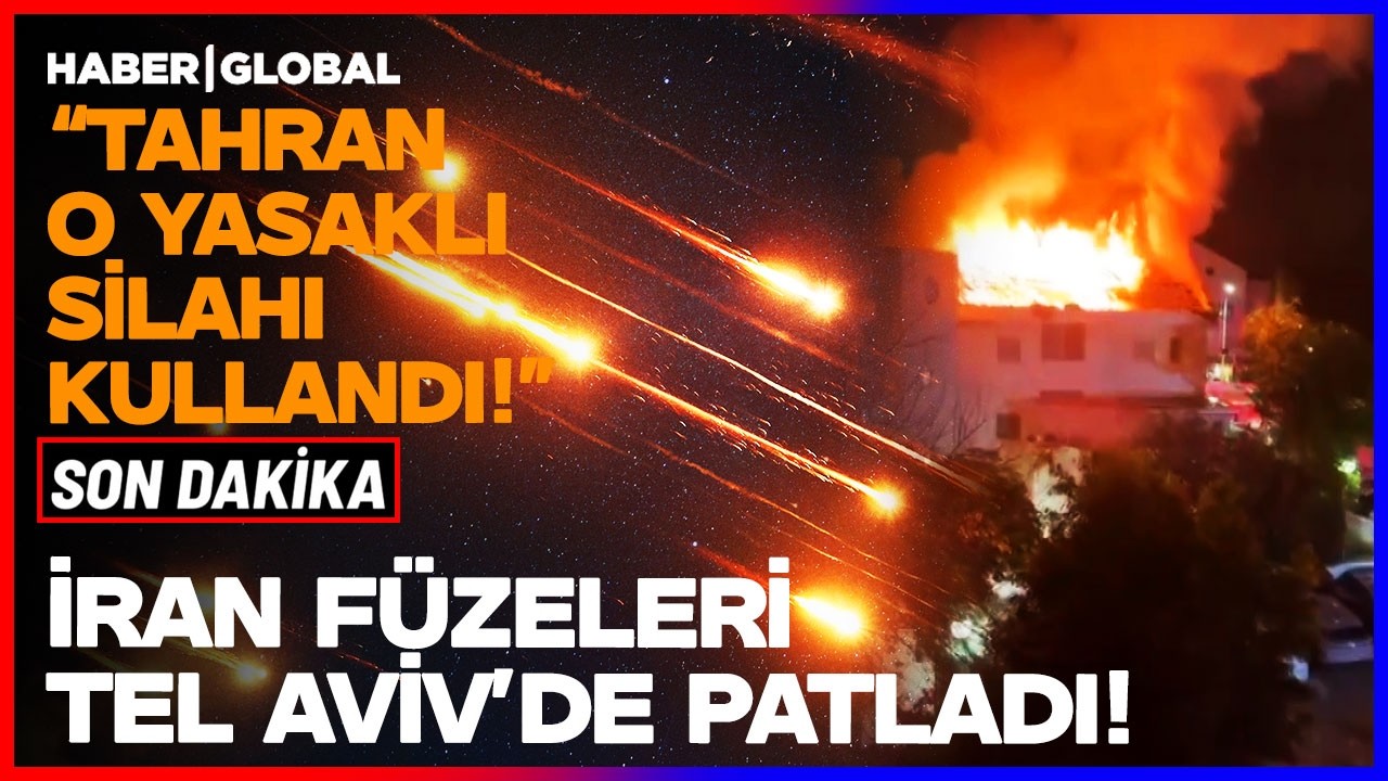 SON DAKİKA | İran Füzeleri Tel Aviv'de Patladı! İsrail'de Büyük Yangın Çıktı!
