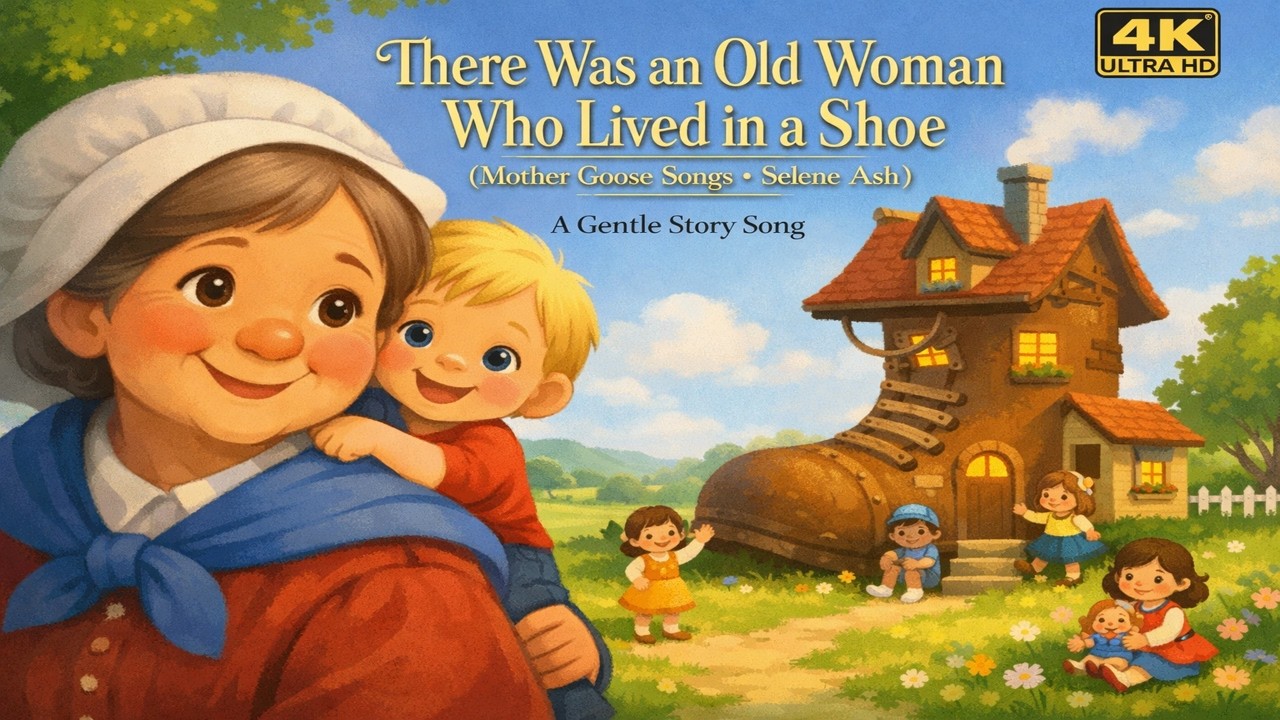 🎶 There Was an Old Woman Who Lived in a Shoe (Mother Goose Songs) Selene Ash
