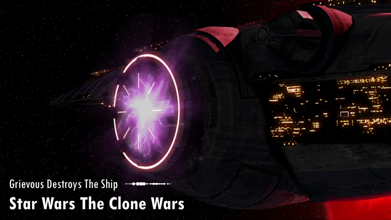 Star Wars The Clone Wars: Grievous Destroys The Ship | Unreleased Soundtrack