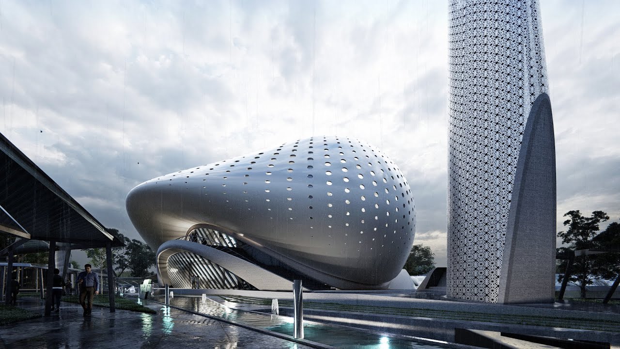 Mosque Kuala Lumpur Design Proposal - Lumion 10