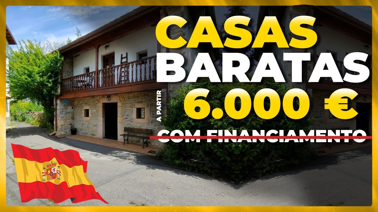 CASAS BARATAS EM ESPANHA NÃO PRECISA REFORMAR!