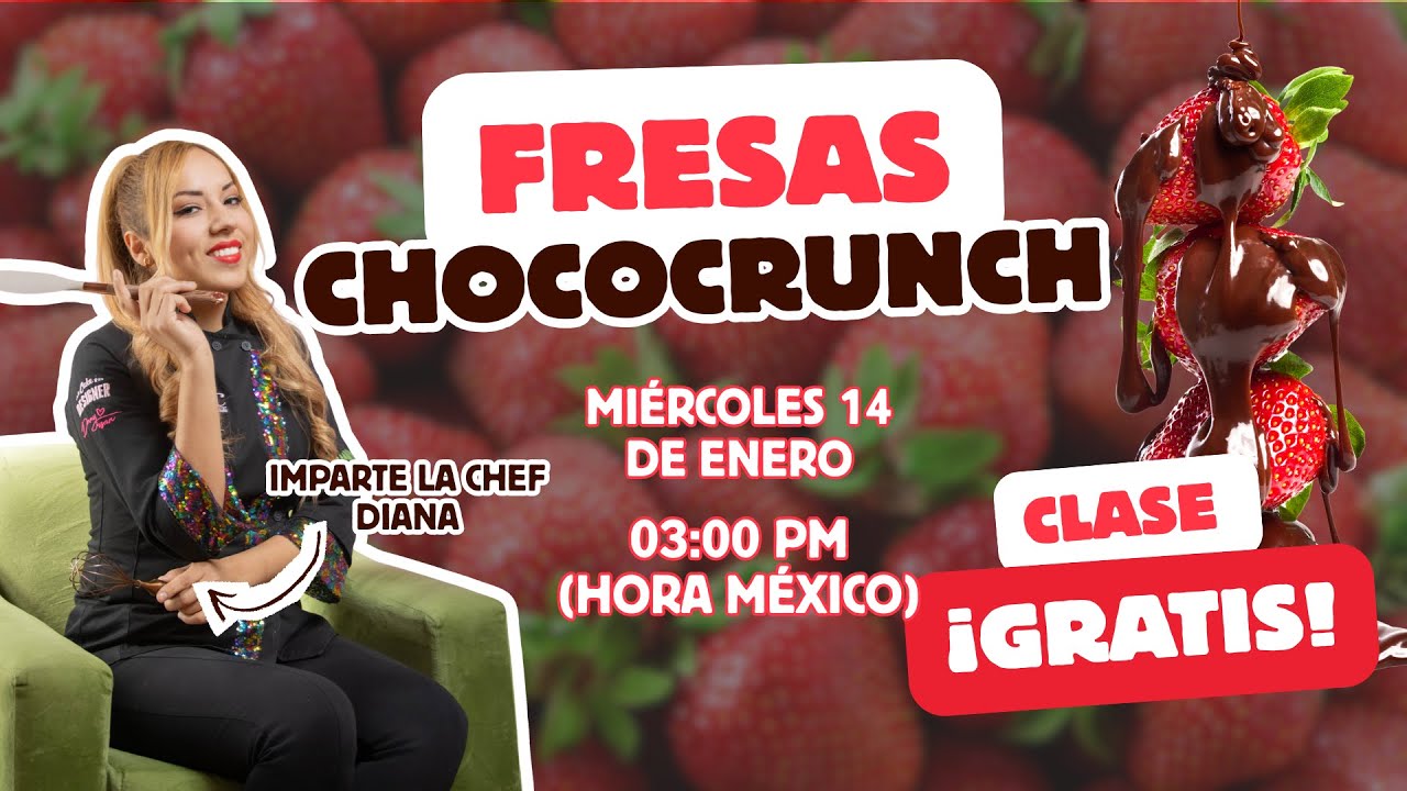Clase Muestra! Fresas Chococrunch