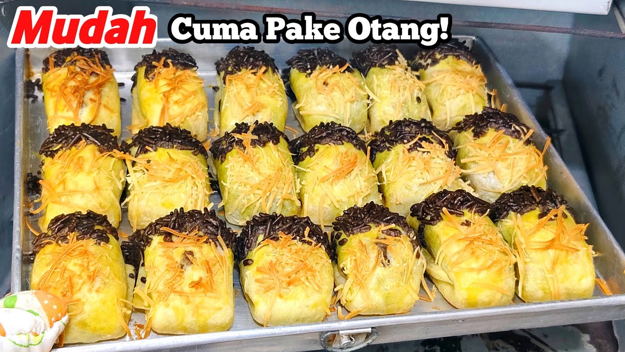 SEUMUR HIDUP PERTAMA KALI, BERHASIL BIKIN BOLEN PISANG MINI LAYAK JUAL‼️CUMA PAKE OTANG. IDE JUALAN