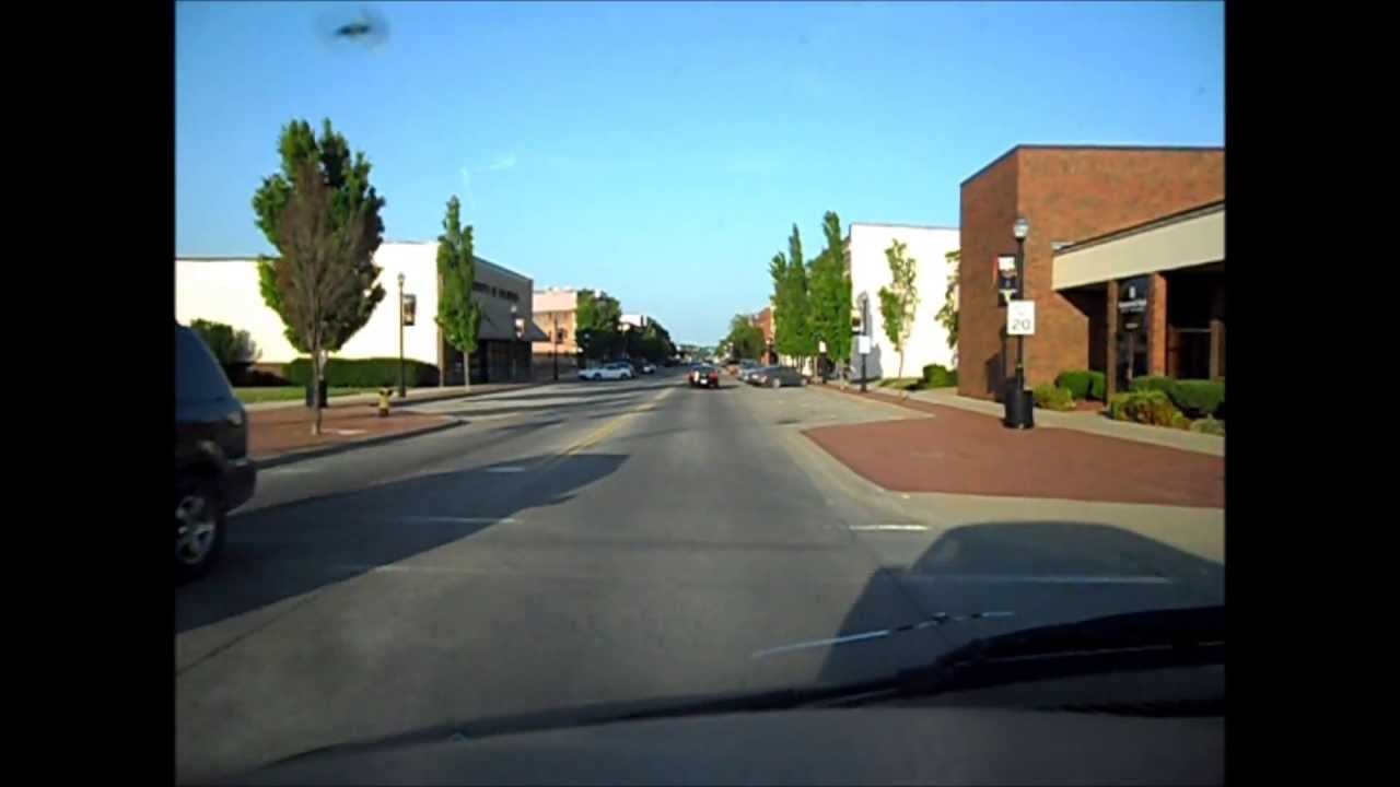 Parsons, KS -- Drive Down Main Street. 5-25-2013.