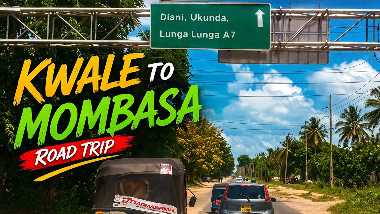 Kwale to Mombasa Road Trip 🇰🇪 | Likoni Ferry Crossing Experience