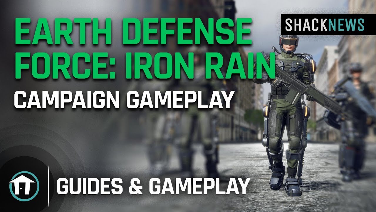 Earth Defense Force: Iron Rain - Campaign Gameplay