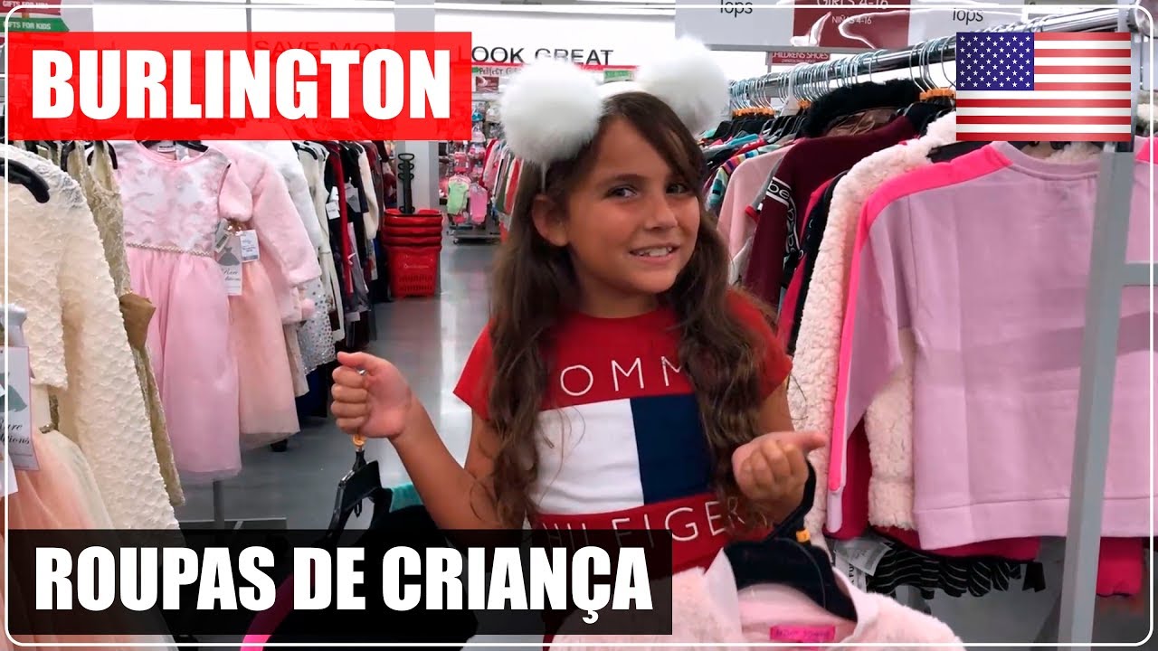 Quase de Graça as Roupas de Criança na Burlington em Orlando