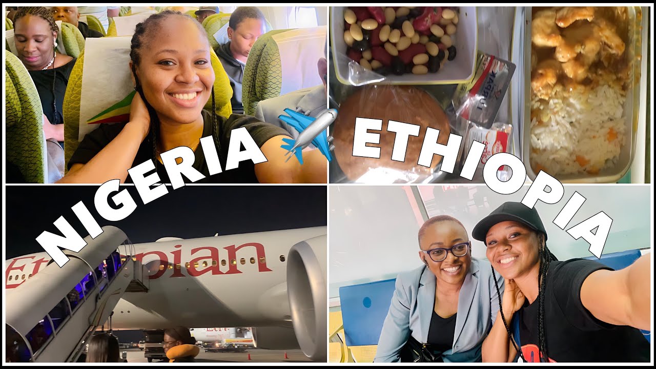 Surviving 5 HRS on a flight to Ethiopia after nearly MISSING my trip