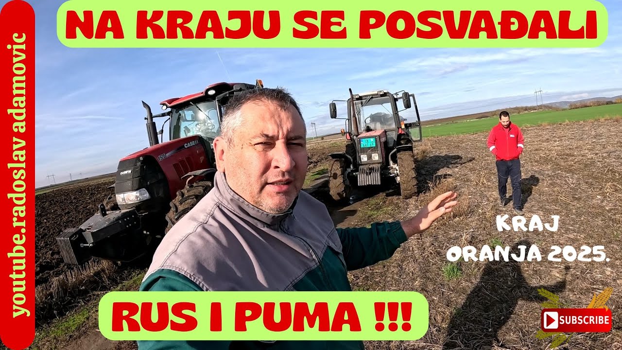 ZA KRAJ ORANJA 2025 SE POSVAĐALI RUS I PUMA!!! ; END OF PLOWING AND COOPERATION FOR RUS AND PUMA!!!