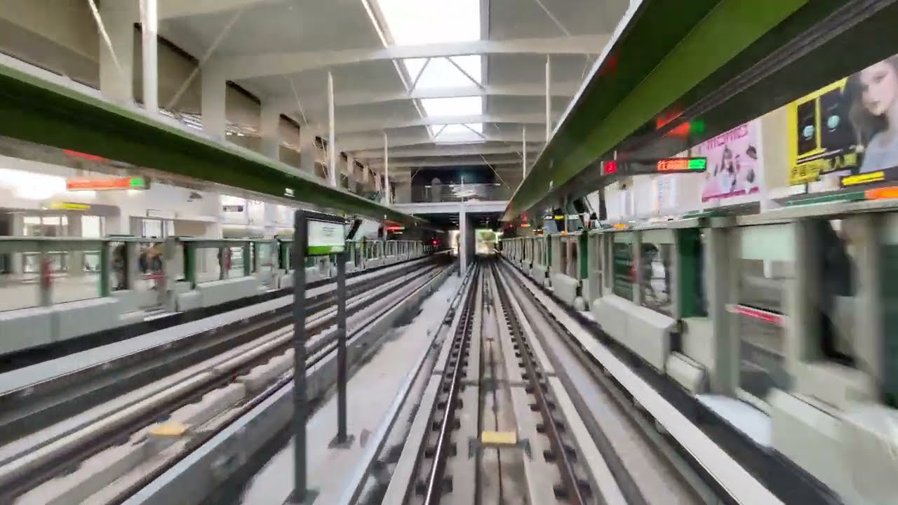 台中捷運綠線 北屯總站（103a）-  高鐵台中站（119）路程景 Taichung MRT