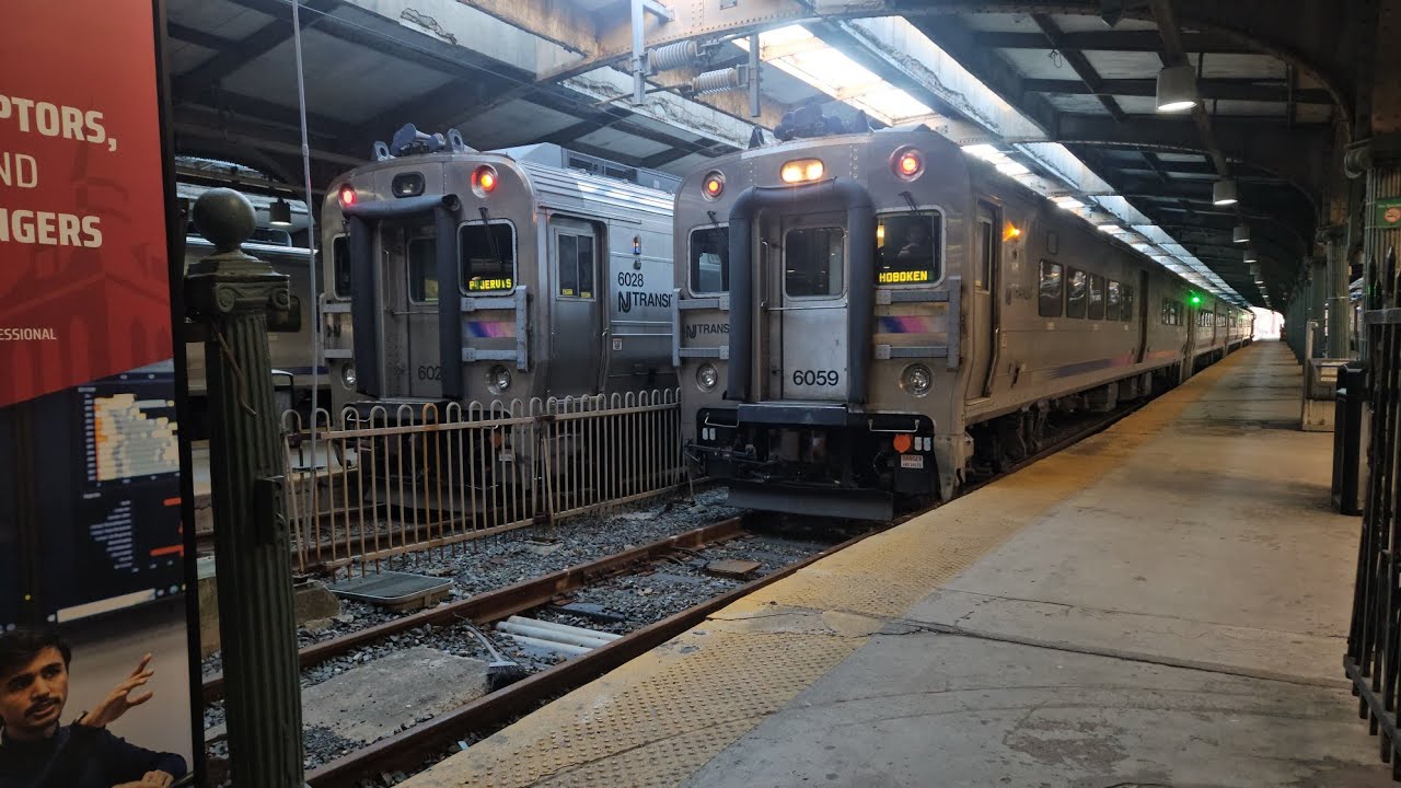 Hoboken Terminal, Broad St, & Christopher St Stations - NJ Transit Hoboken Division & PATH HOB-33