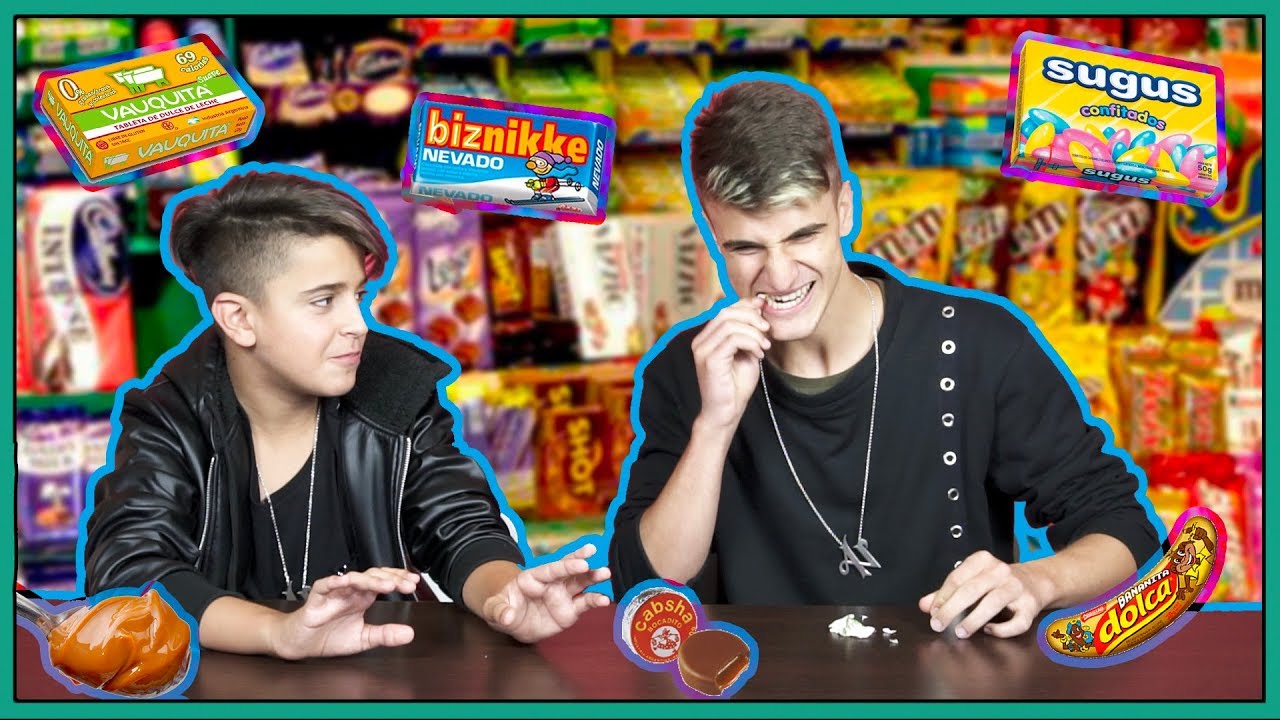 PROBANDO DULCES ARGENTINOS CON ADEXE & NAU | PILO