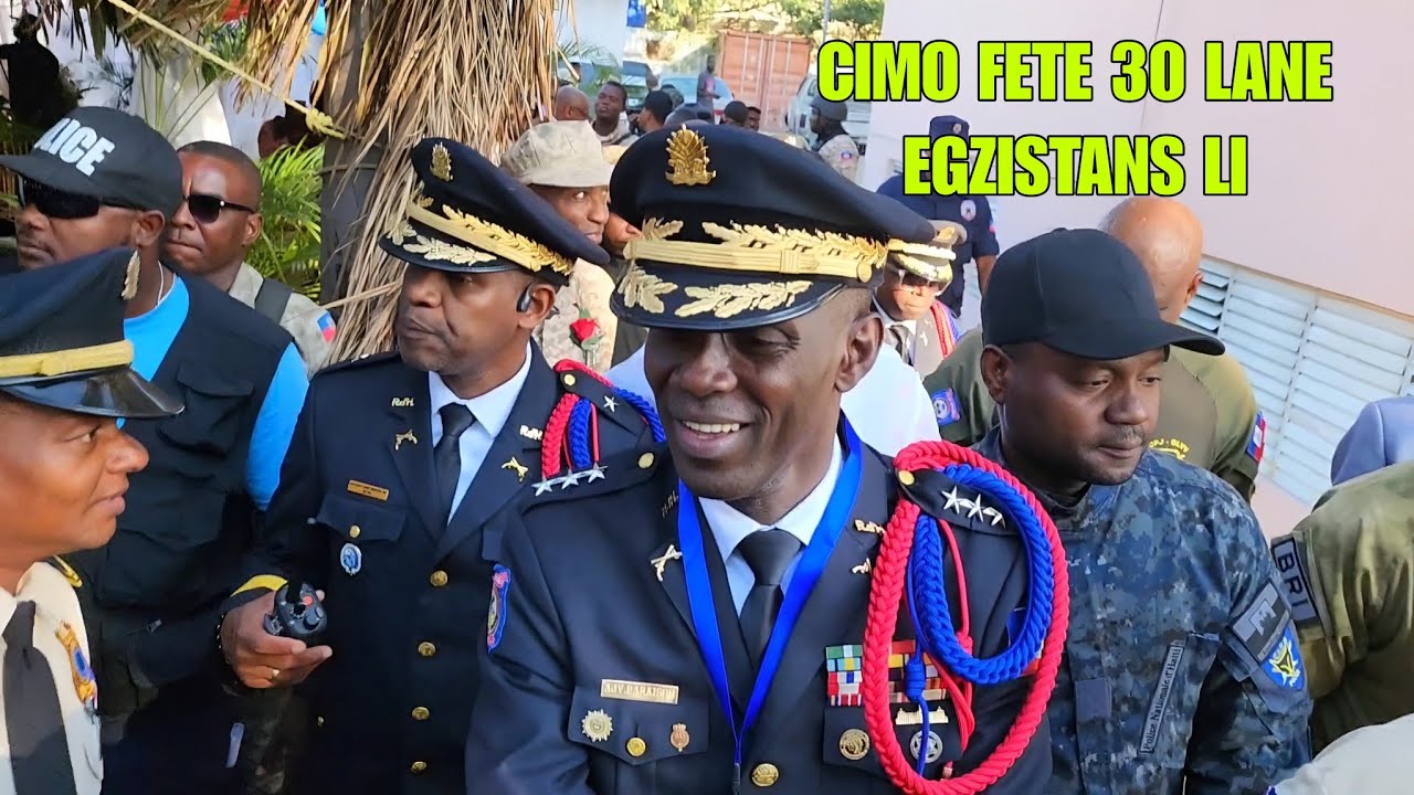 Se Konfime! Anpil polisye kòmanse koupe cheve yo | CIMO fete 30 lane egzistans li